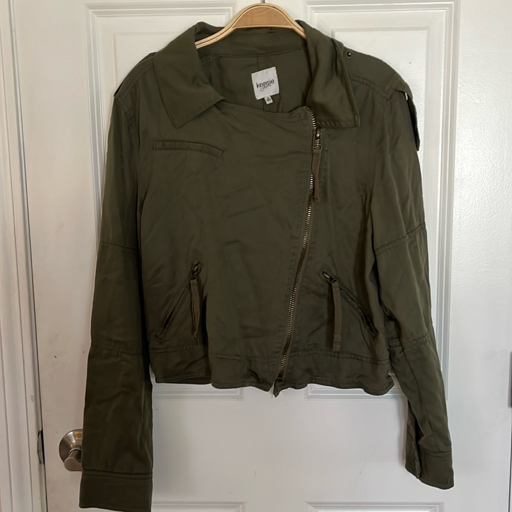 Kensie Jeans Utility Jacket Women Size S • Military/Utility Style • Lightweight